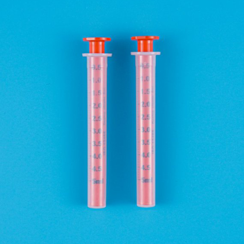 Orange Disposable Medication Dispenser