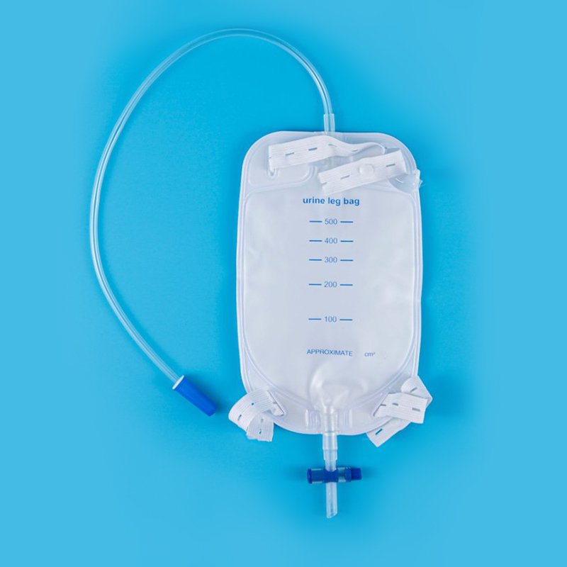 SM 7024 T-Valve Leg Bag With Non-Woven